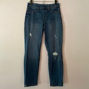 Judy Blue Boyfriend Fit Distressed Pull-On Jeans Stretchy Women's size 5 / 27